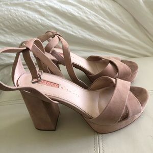 Super Comfy Chunky Blush Topshop Platforms
